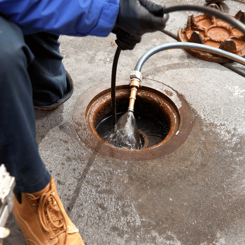 SEWER LINE INSPECTION with water